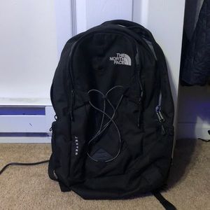 The north face black backpack